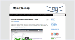 Desktop Screenshot of meinpc-blog.de