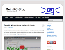 Tablet Screenshot of meinpc-blog.de